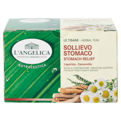 L'Angelica Nutraceutica le Tisane Sollievo Stomaco 20 Filtri 30 g