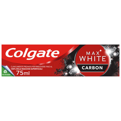 Colgate Dentifricio Sbiancante Minerale Max White Carbon 75 ml
