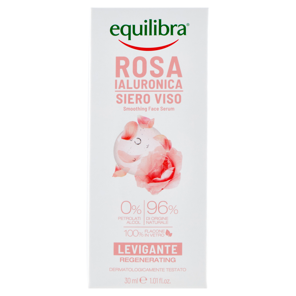 Equilibra Rosa Ialuronica Siero Viso Levigante 30 ml, , large