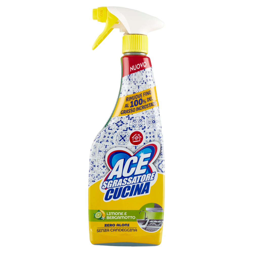 Ace Sgrassatore Cucina Limone e Bergamotto Senza Candeggina 600 ml, , large