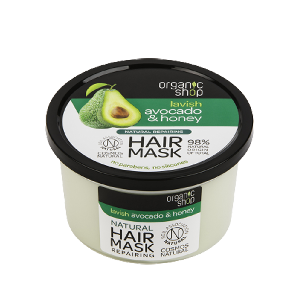 Organic Shop Maschera Ristrutturante Avocado e Miele 280 ml - -
