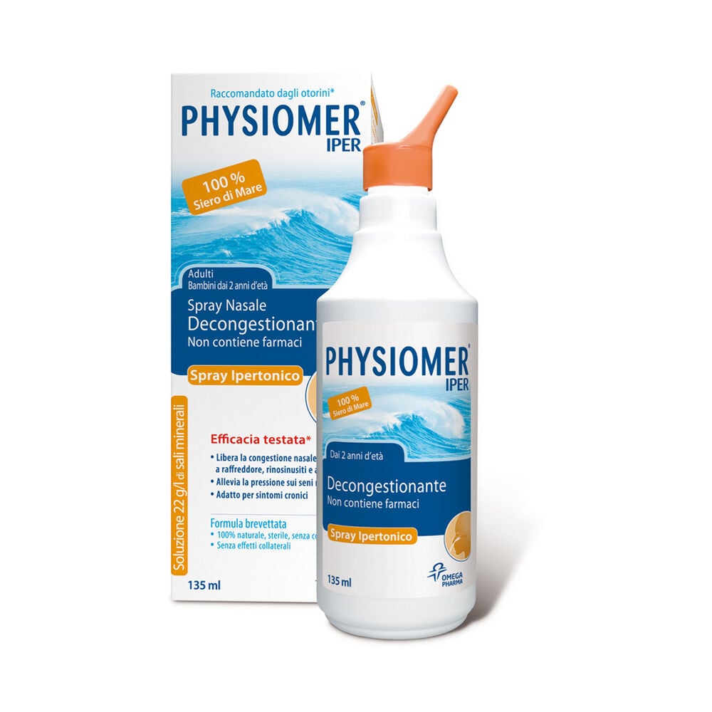 Physiomer Iper Spray Nasale Decongestionante 135 ml, , large