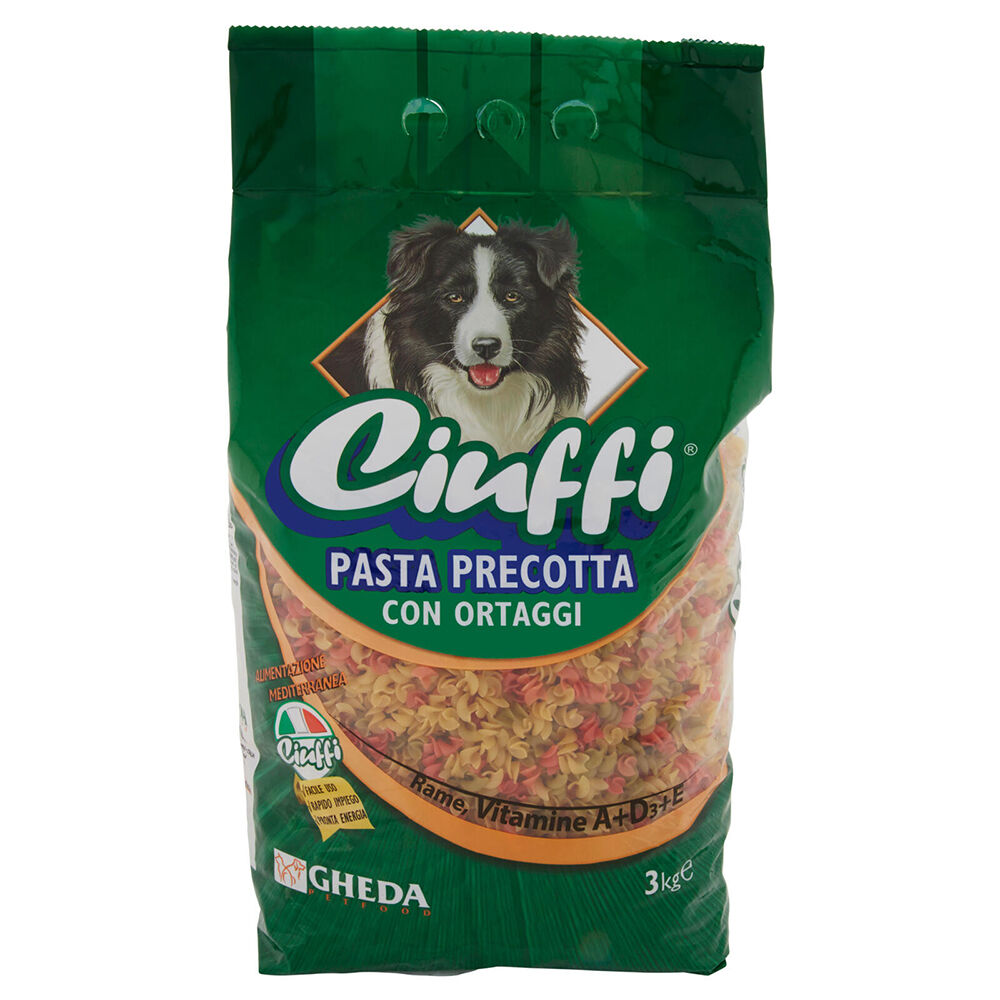 Ciuffi Pasta Precotta con Ortaggi 3kg - -