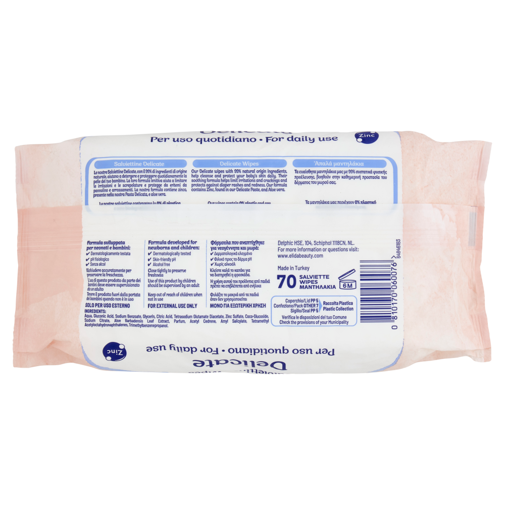 Fissan Delicate Salviettine 70 Pezzi, , large