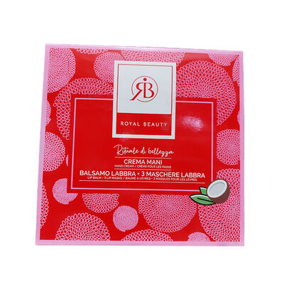 Royal Beauty Set Crema Mani 75 ml + Balsamo Labbra + 3 Patches	