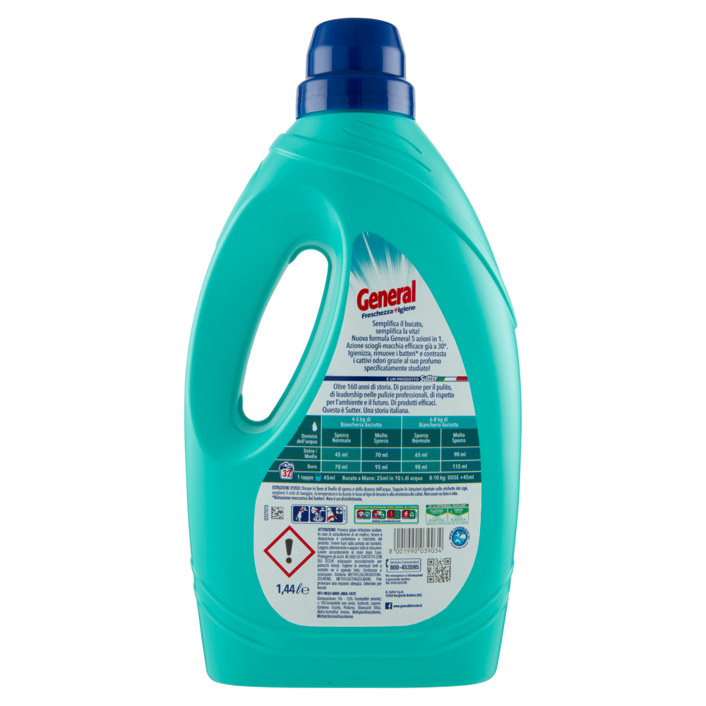 General Freschezza + Igiene Nuova Formula 5in1 32 Lavaggi, , large