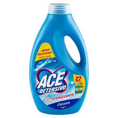 Ace Detersivo Liquido Classico Igienizzante 27 Lavaggi
