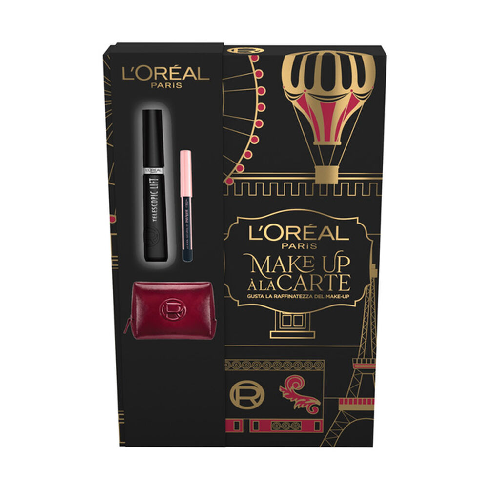L'Or&eacute;al Paris Kit Mascara Telescopic Lift con Matita Occhi, , large