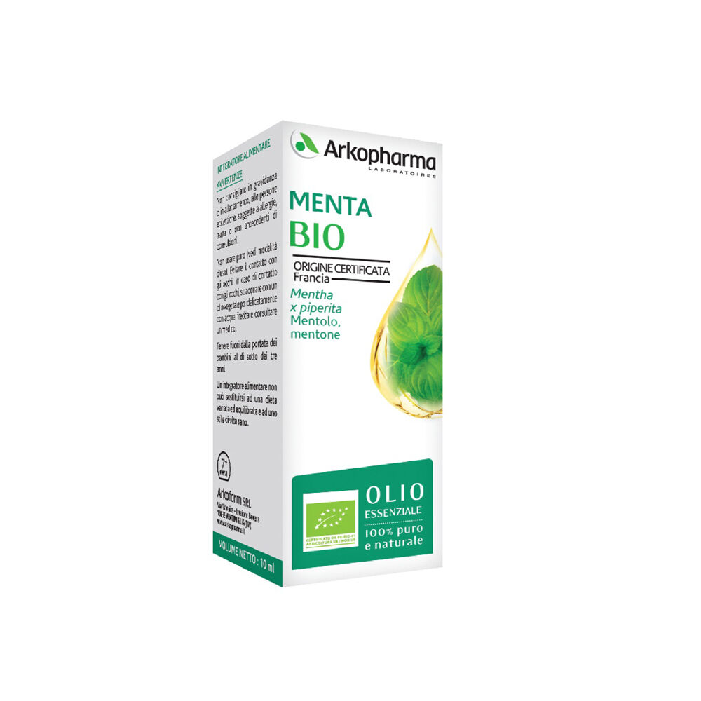 Arkopharma Olio Essenziale Menta Piperita Bio 10 ml, , large