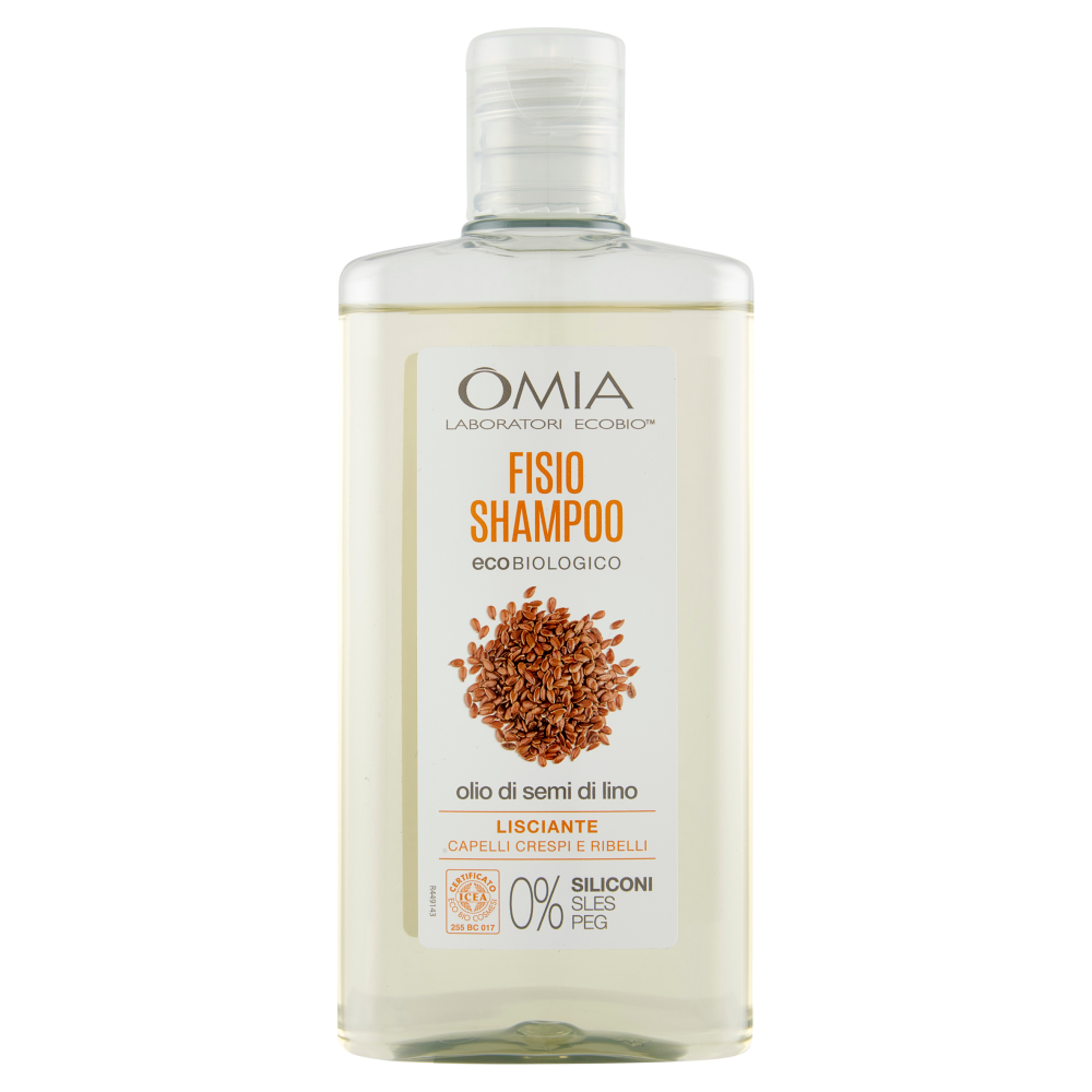 Omia Ecobiologico Semi Lino Shampoo 200 ml - -