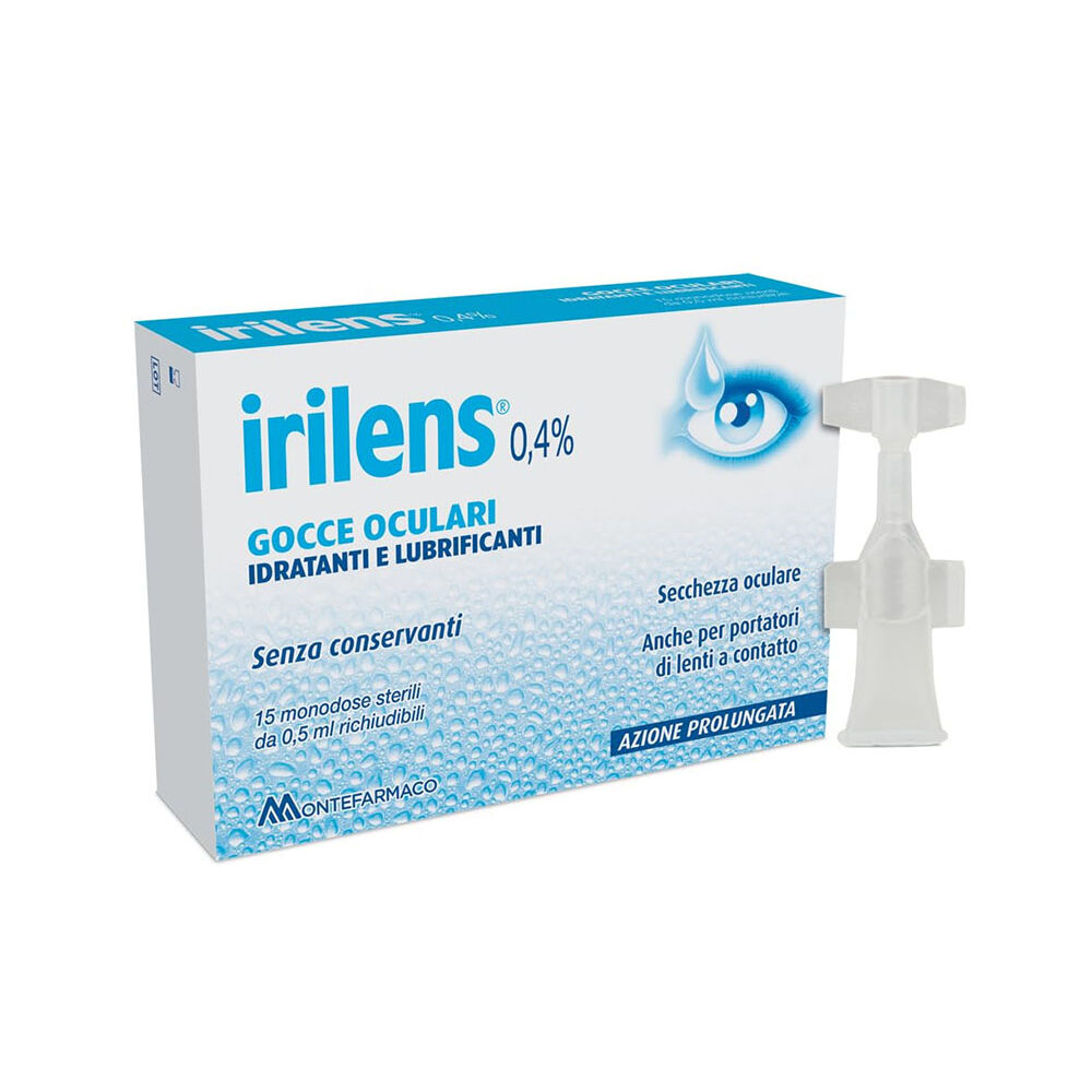 Irilens Gocce Oculari Idratanti e Lubrificanti 0,4% 10 Monodosi, , large