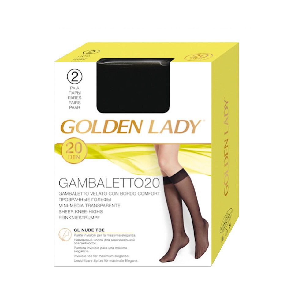Golden Lady Gambaletti 20 Denari Camoscio 2 Pezzi - -