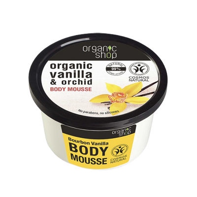 Organic Shop Body Mousse Vaniglia Bourbon 250 ml