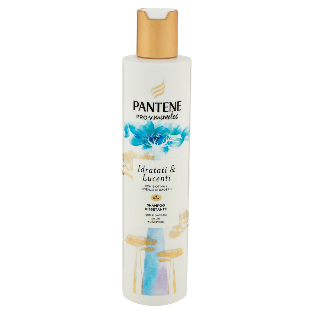 Pantene Pro-V Miracles Idratati & Lucenti Shampoo Dissetante 225 ml, , large