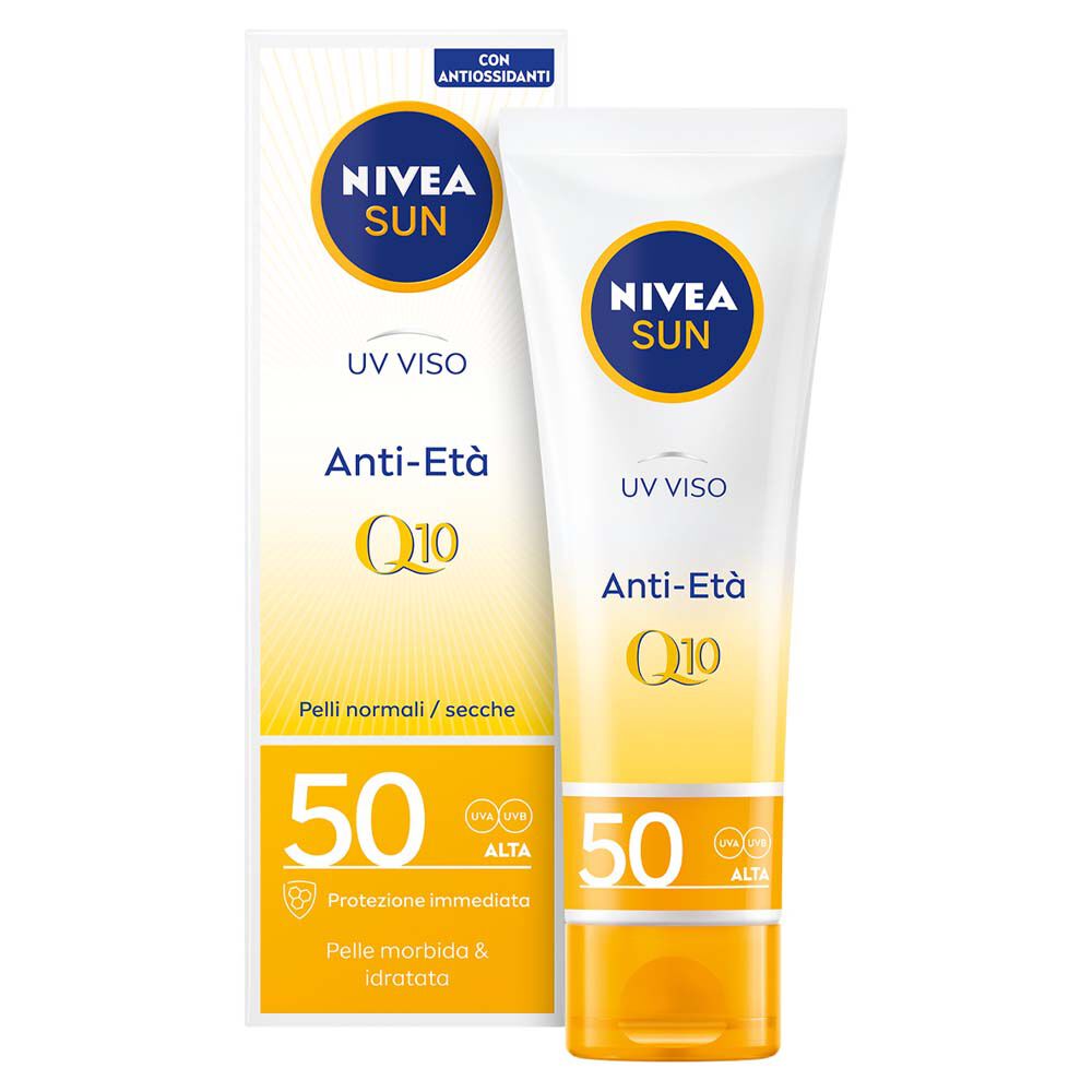 Nivea Sun UV Viso Anti-Et&agrave; FP 50 Tubetto 50 ml, , large