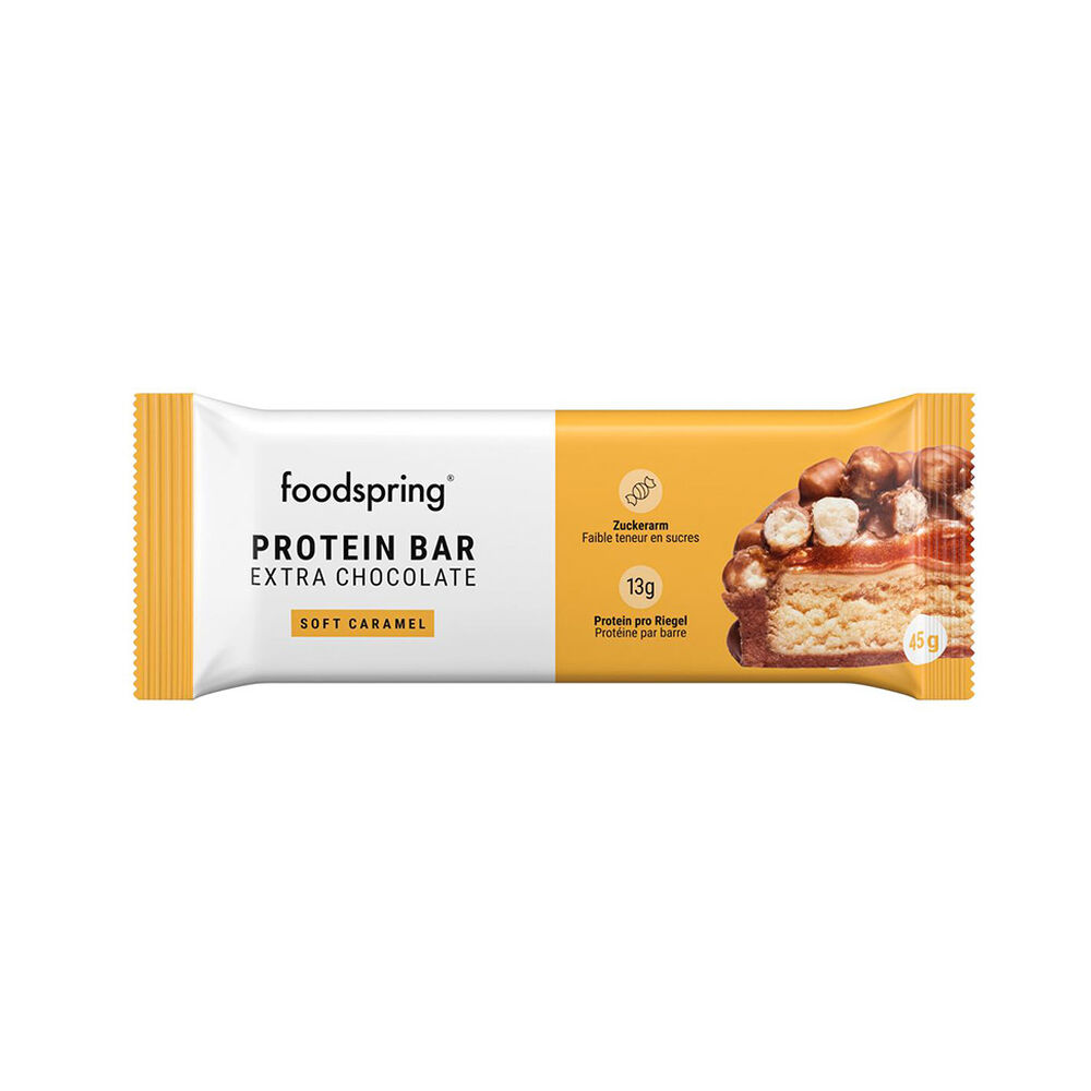 Foodspring Protein Bar Soft Caramel 45g, , large