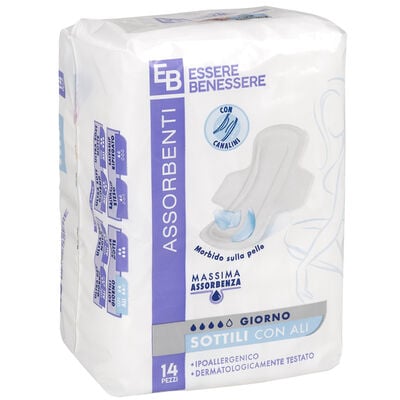 Essere Benessere Assorbenti Sottili Giorno 14 Pezzi