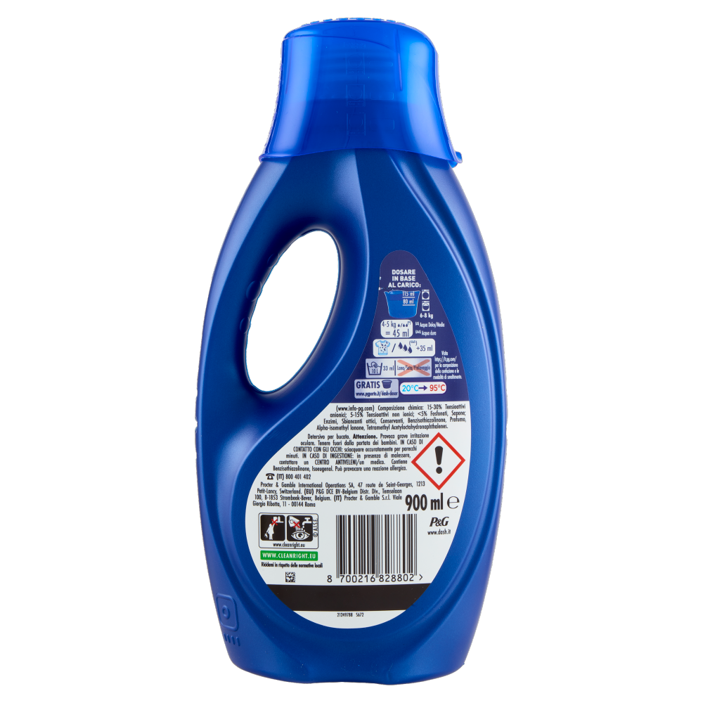 Dash Power Detersivo Liquido Azione Extra Igienizzante 20 Lavaggi, , large