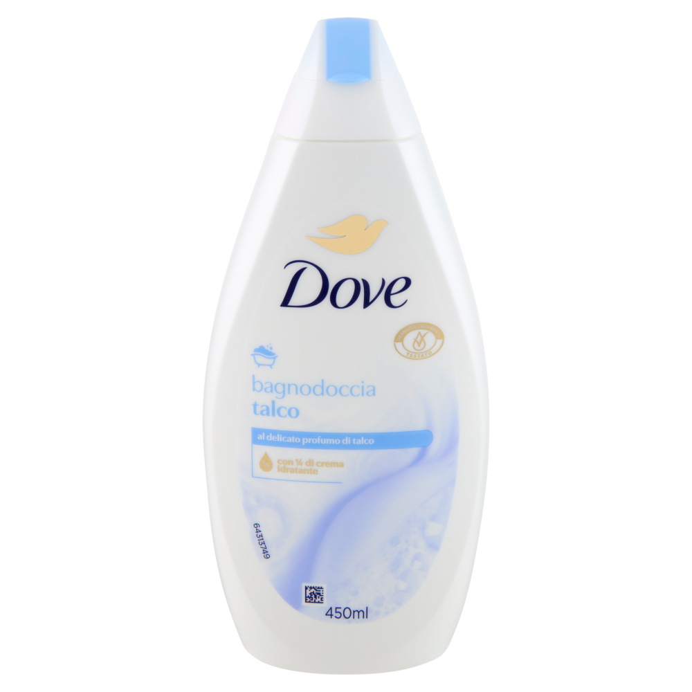 Dove Talco Bath & Showergel 450 Ml - Immagine 2