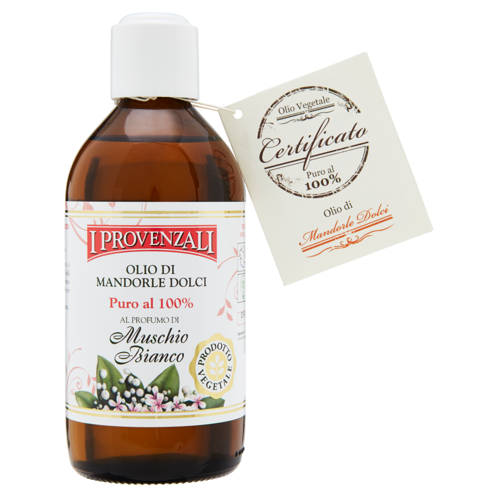 I Provenzali Olio di Mandorle Dolci Puro al 100% Profumazioni Assortite 200 ml, , large