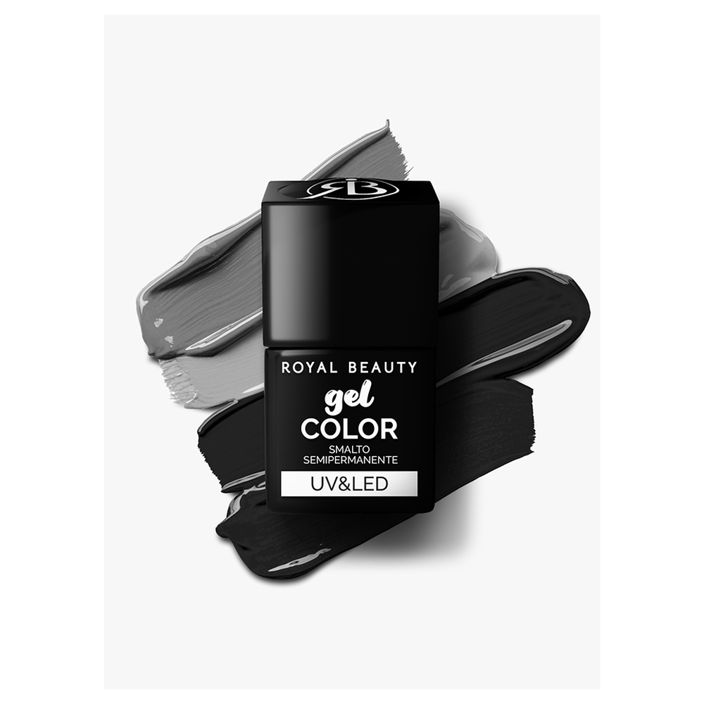 Royal Beauty Smalto Semipermanente Nero, , large