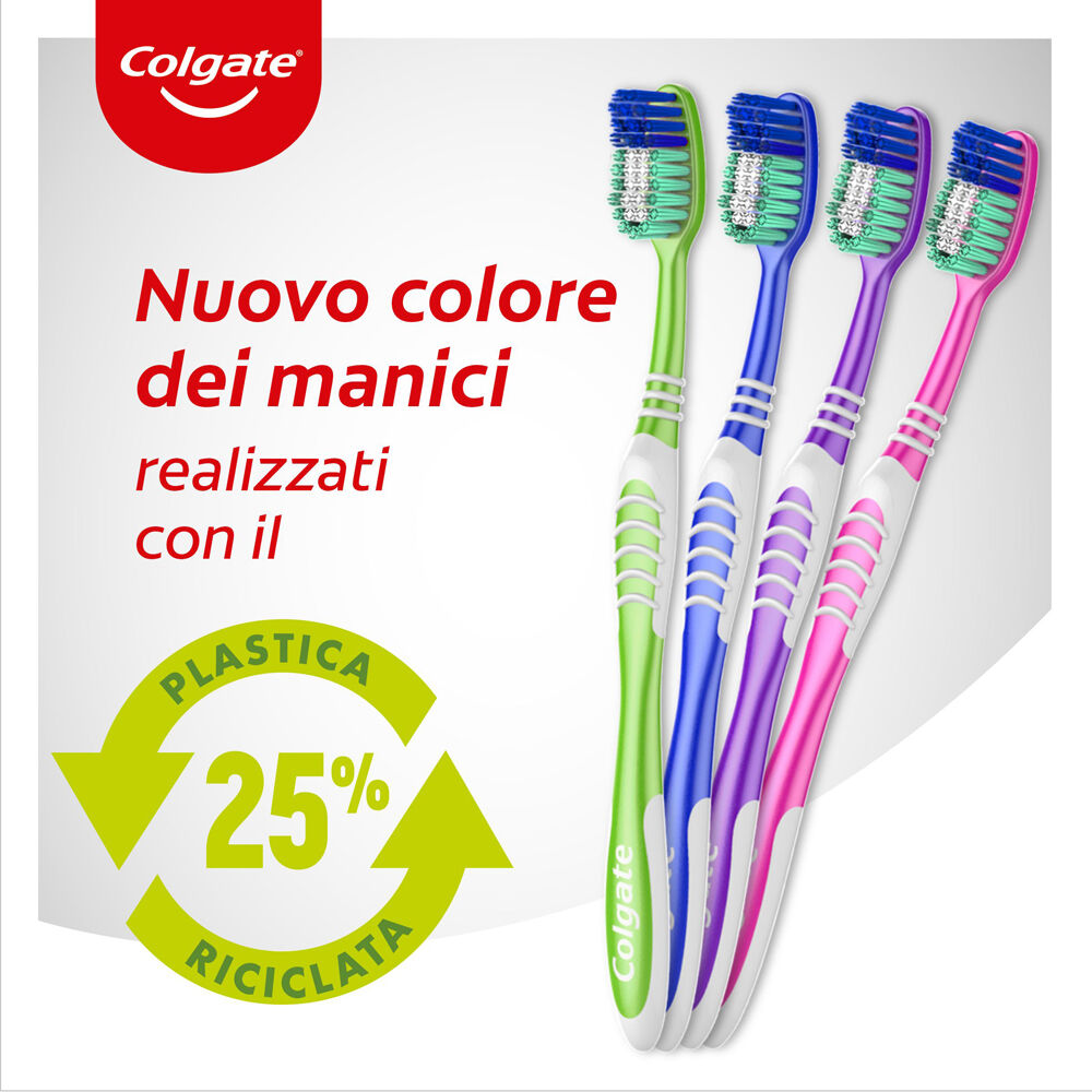Colgate Spazzolino Extra Clean Medio 2 Pezzi, , large