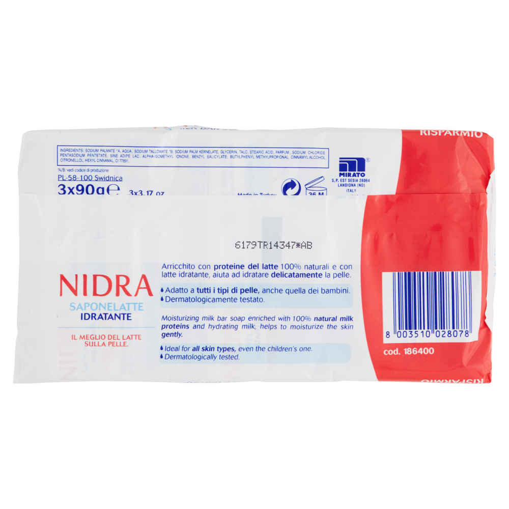 Nidra Sapone Latte 2+1, , large