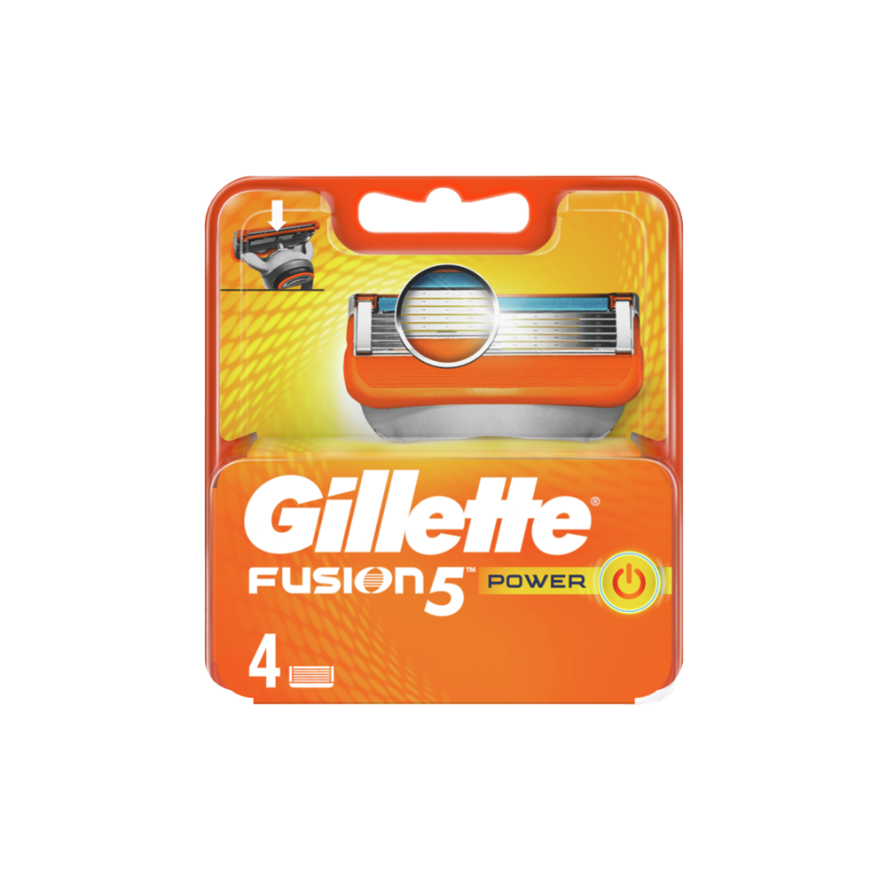 Gillette Fusion5 Power 4 Lame per Rasoio - -