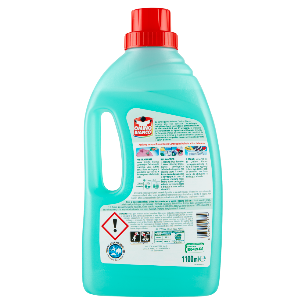 OMINO BIANCO Candeggina Delicata Brezza Marina - 2lt