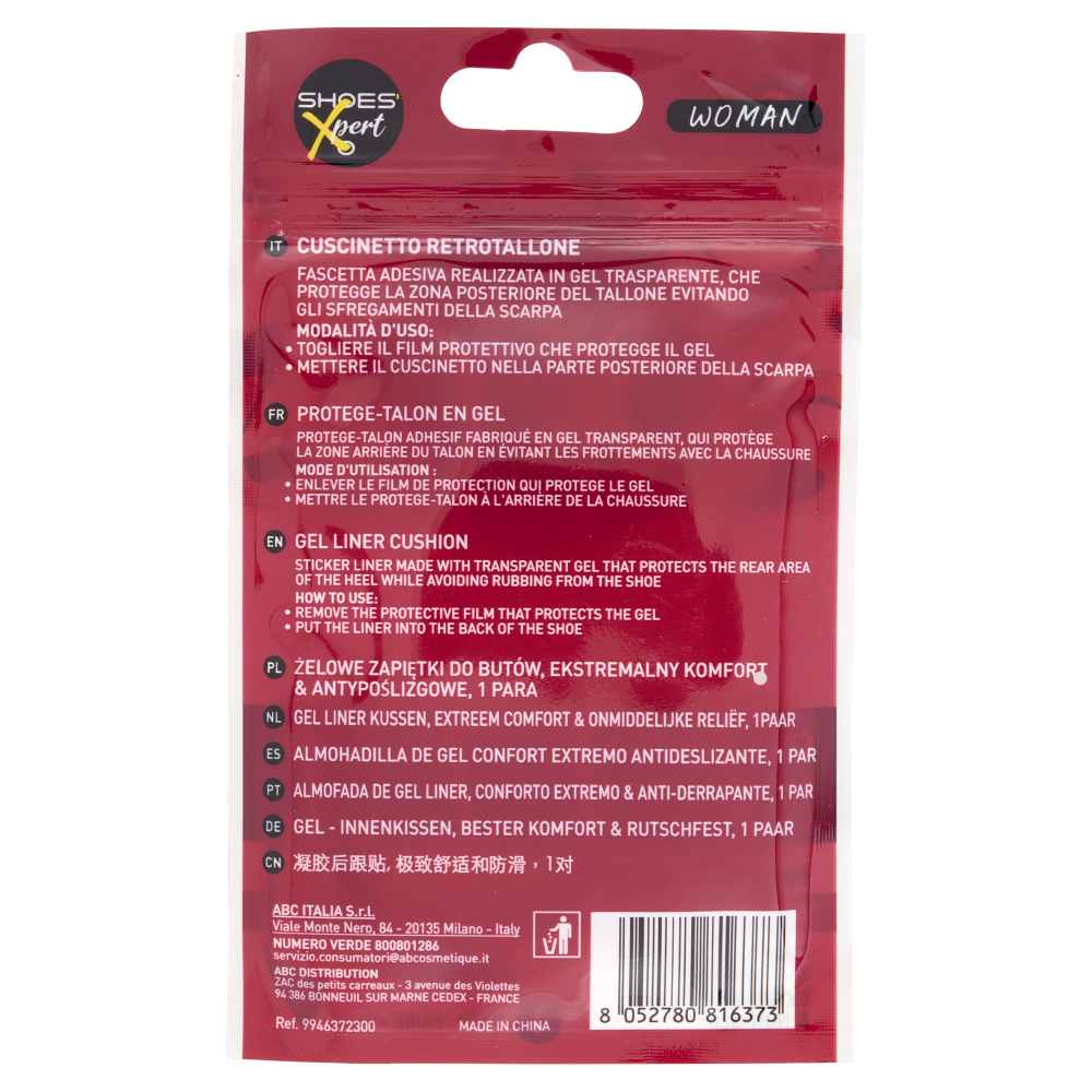 Shoes'Xpert Woman Cuscinetto Gel Retrotallone 1 Paio, , large