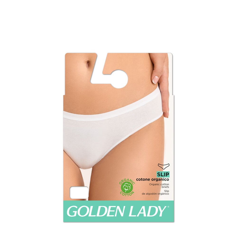 Golden Lady Slip Cotone Bianco Taglia 4-L, , large
