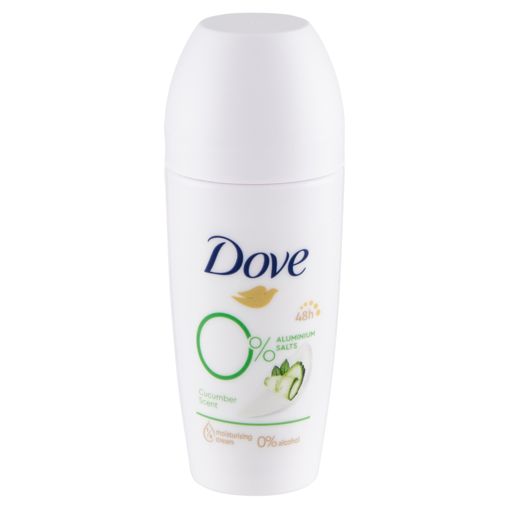 Dove Deo 0 Sali Roll-On Cucumber 50ml, , large