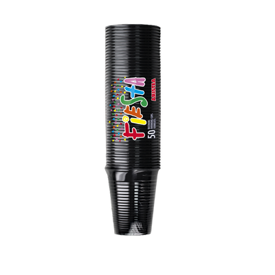 Aristea Natura Bio Bicchieri Neri 50 Pezzi 