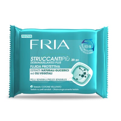 Fria Struccantipi&ugrave; Fluida Protettiva 20 Salviettine