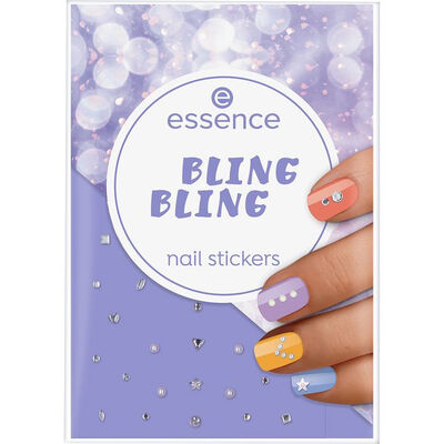 Essence Bling Bling Stickers Unghie 28 Pezzi