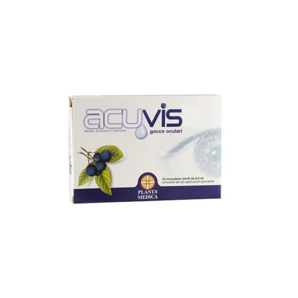 Acuvis Gocce Oculari 10 Fiale 0,5ml, , large