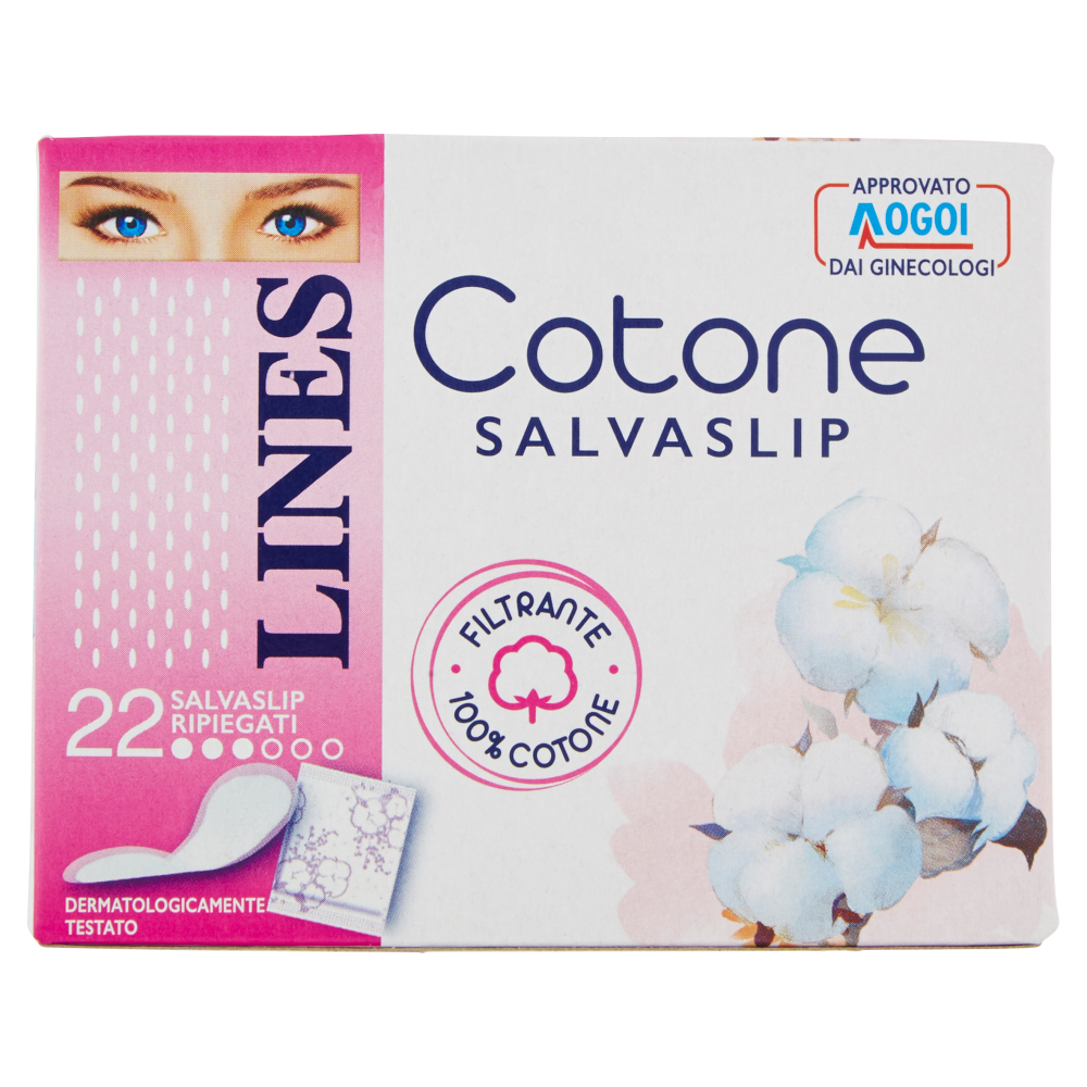 Lines Cotone Ripiegati 22 Proteggislip, , large