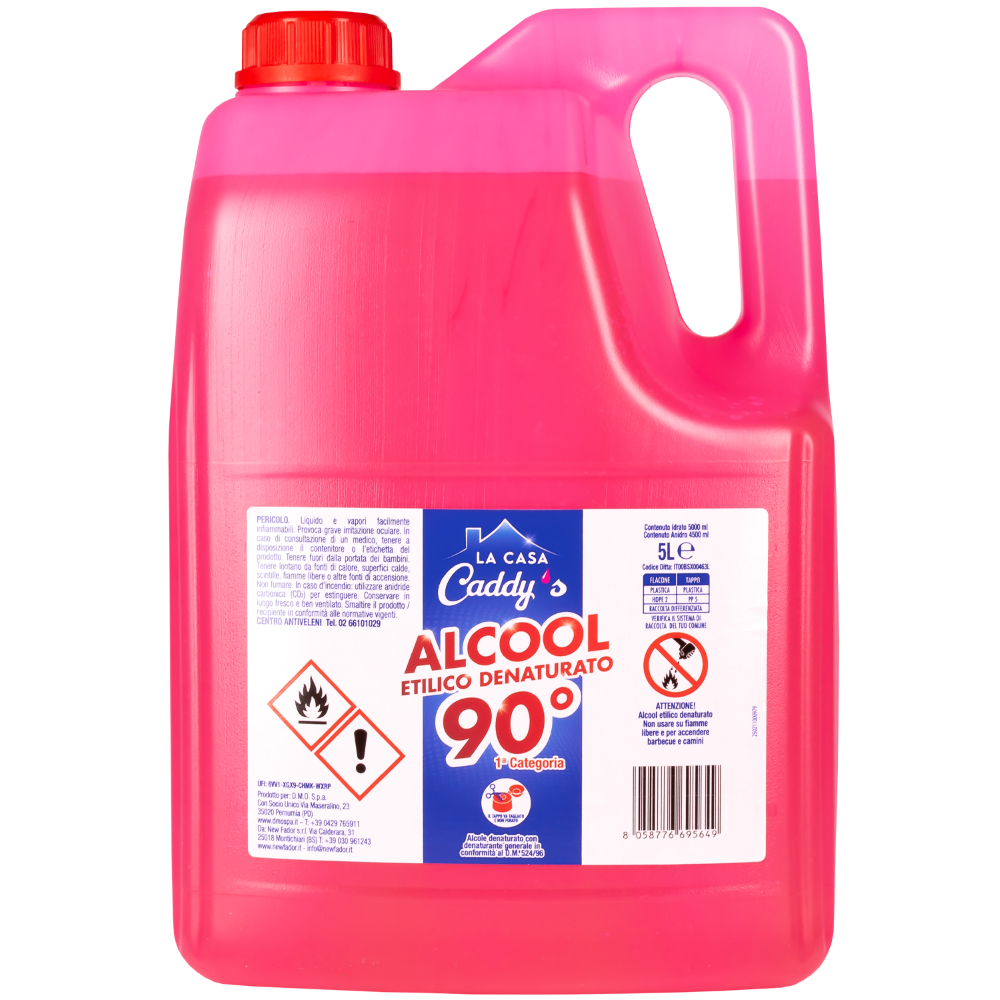 Caddy's Alcool Etilico Denaturato 5000ml - -