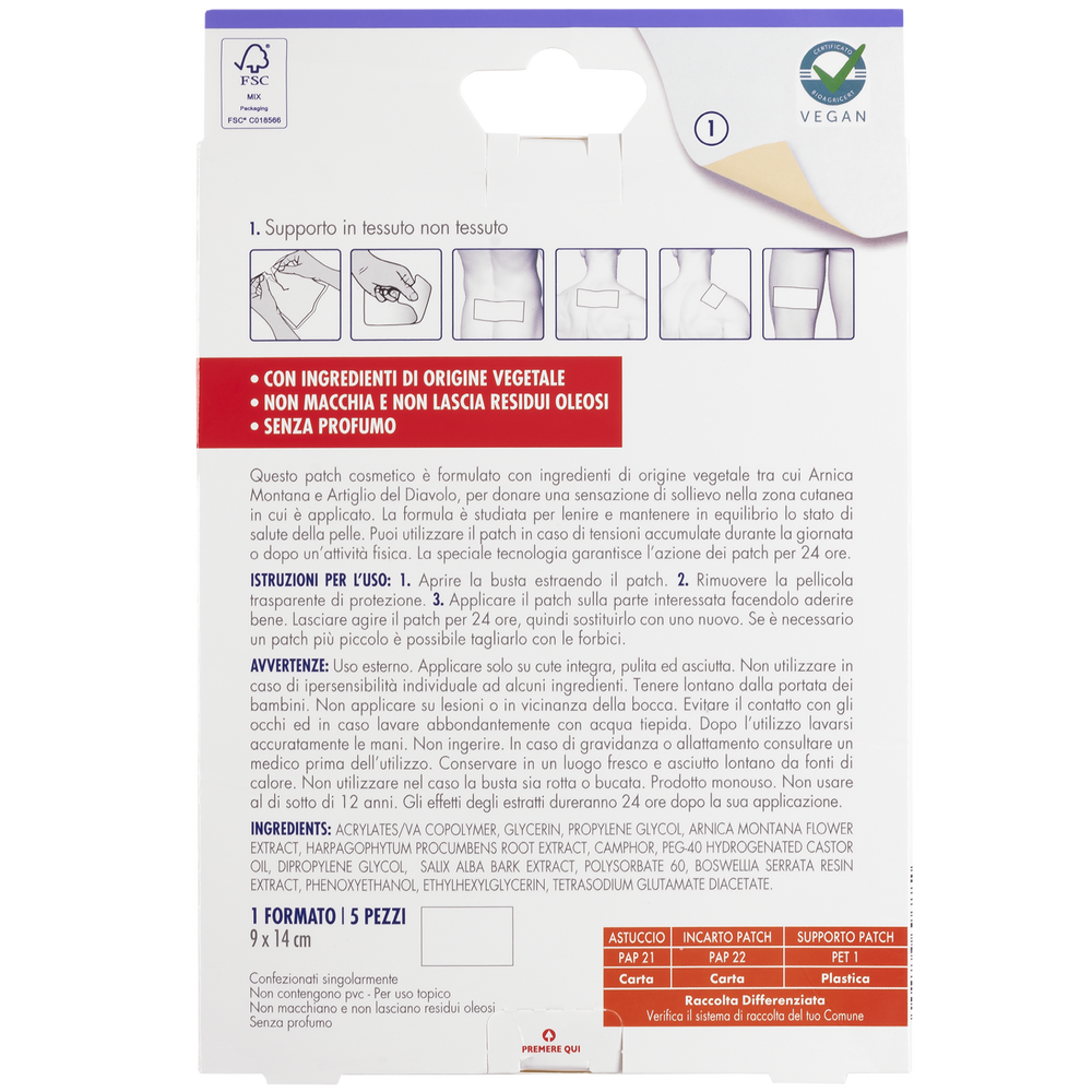 Essere Cerotti Cosmetici all'Arnica 5 Pezzi, , large