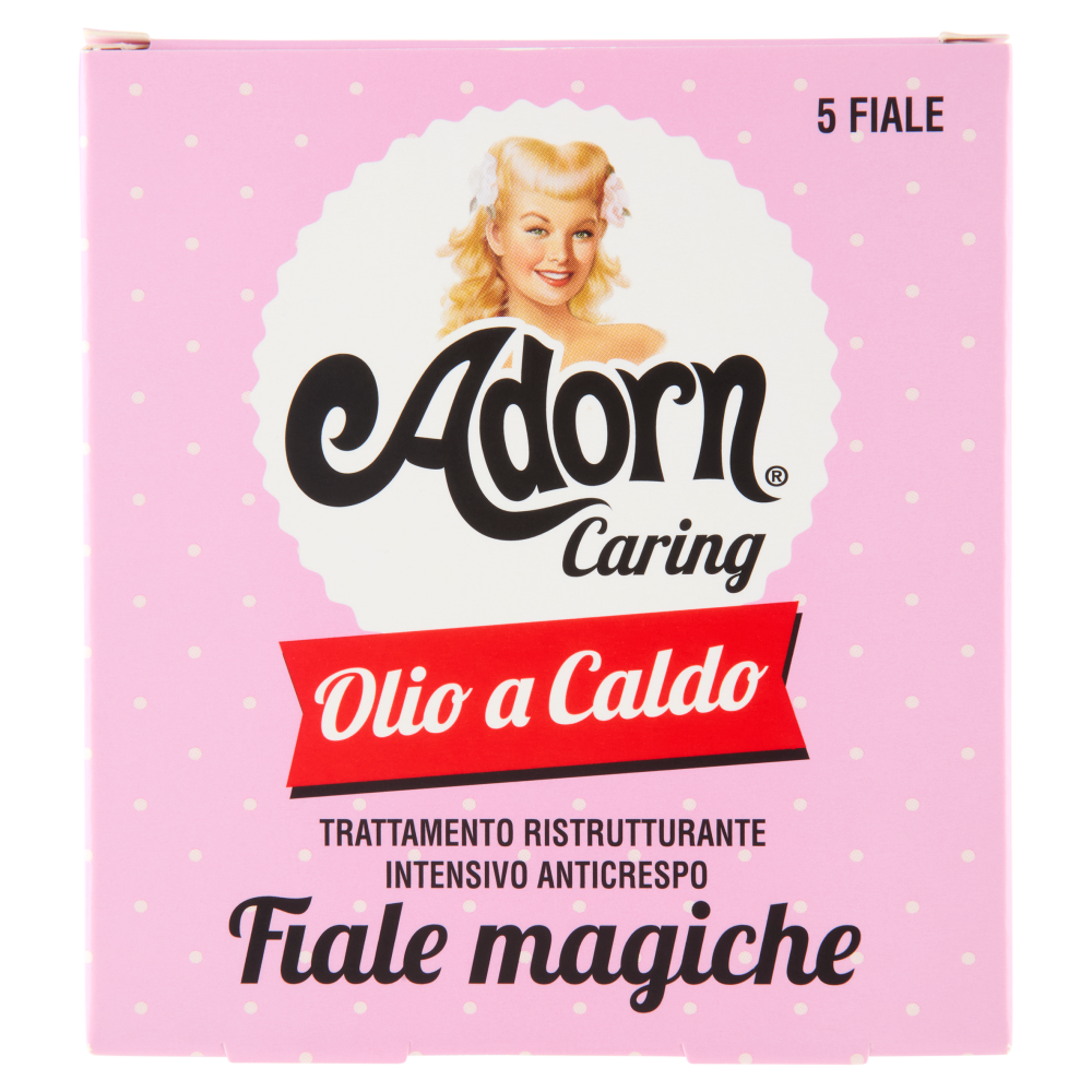 Adorn Olio A Caldo Capelli Crespi 5 Fiale Monodose 20 ml, , large