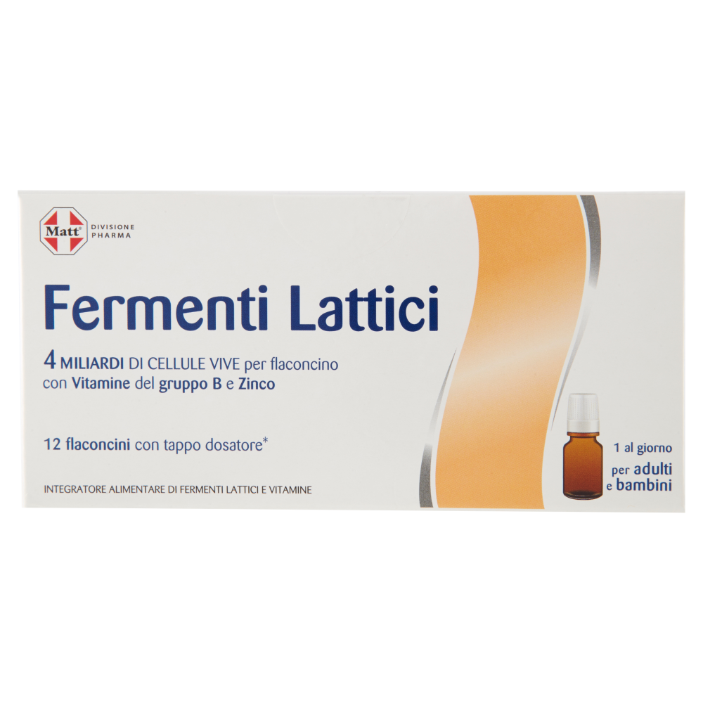 Matt Fermenti Lattici 12 Flaconcini, , large