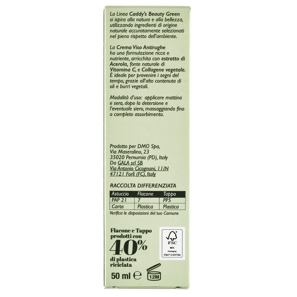 Caddy's Beauty Green Crema Viso Antirughe 50 ml, , large