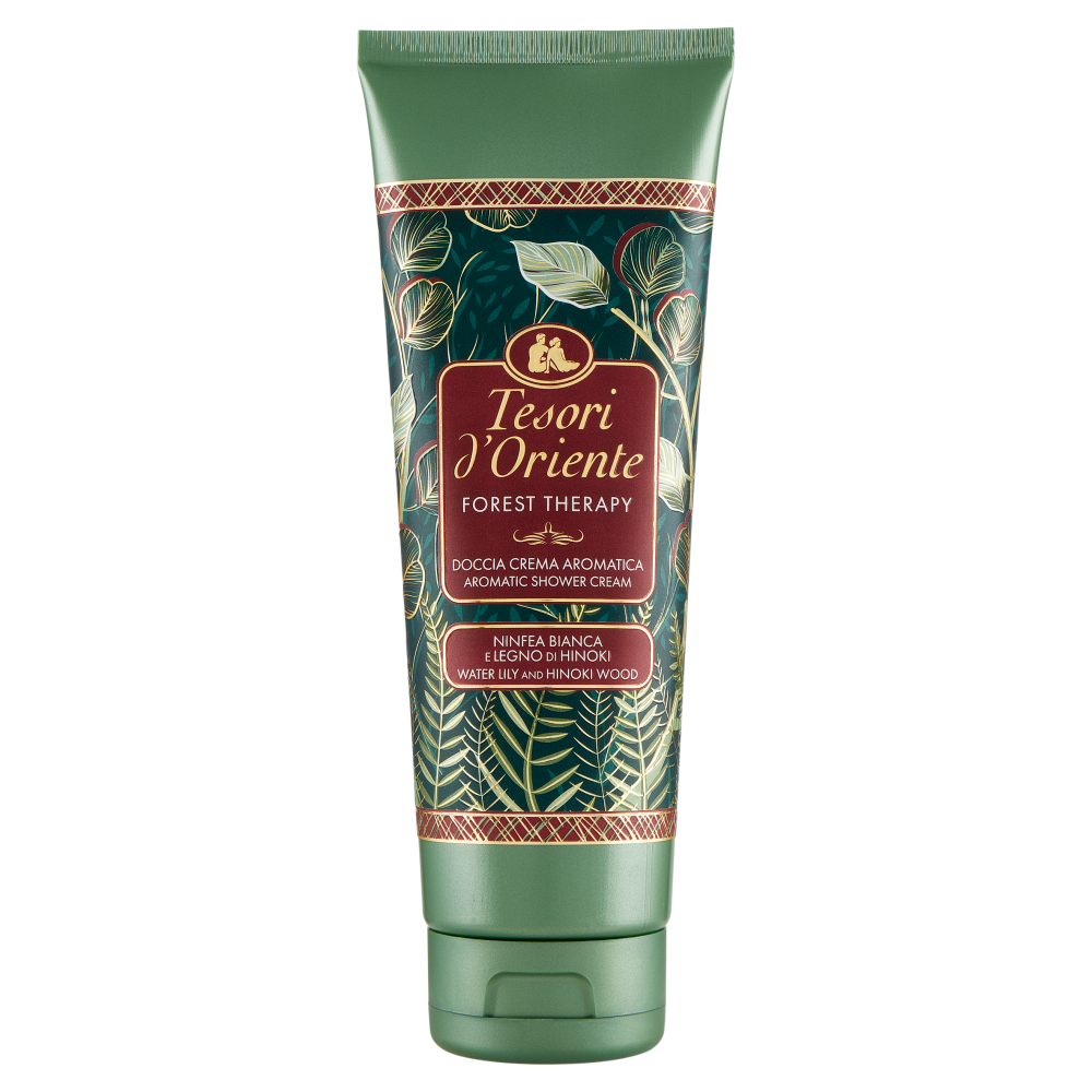 Tesori D'Oriente Forest Therapy Doccia Crema Aromatica Ninfea Bianca e Legno di Hinoki 250 ml - -
