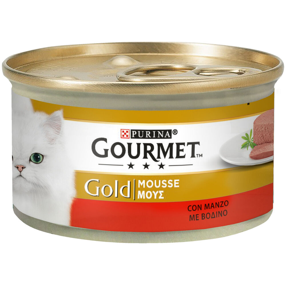 Gourmet Gold Mousse Manzo Prelibato 85 g, , large