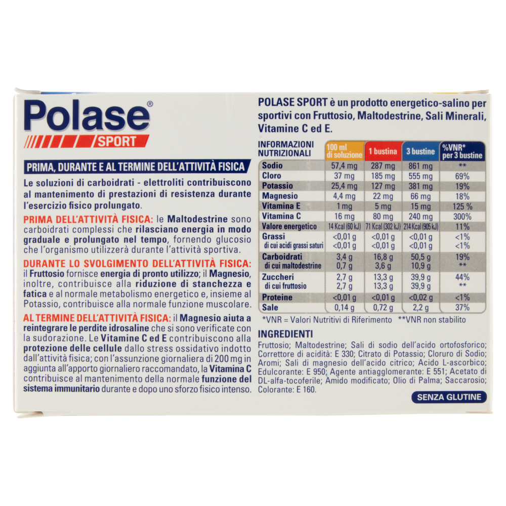 Polase Sport Sali Minerali con Vitamina C Magnesio e Potassio 10 Bustine, , large