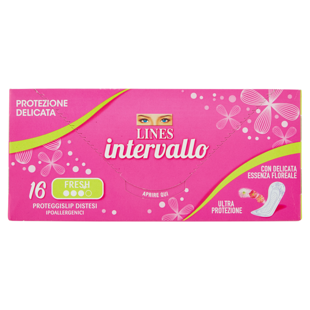 Lines Intervallo Fresh Disteso 16 ProteggiSlip, , large