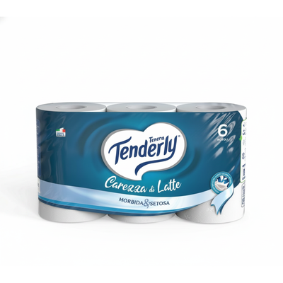 Tenderly Carezza di Latte 6 Rotoli