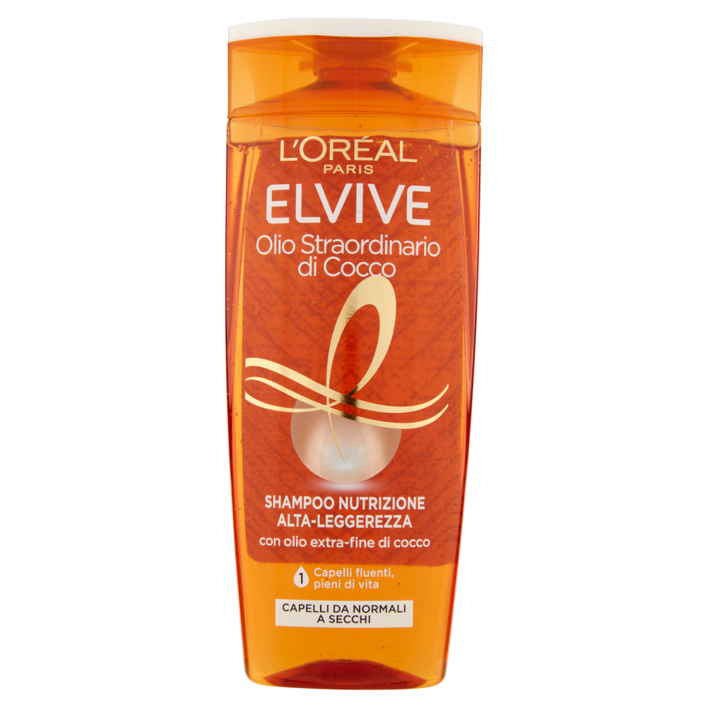 Elvive Olio Fine di Cocco Shampoo 250 ml, , large