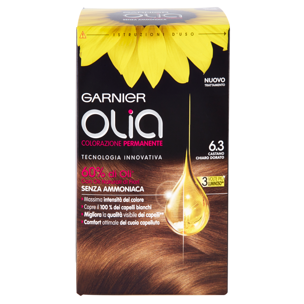 Garnier Olia Colorazione Permanente Castano Chiaro Dorato N.6.3 - -