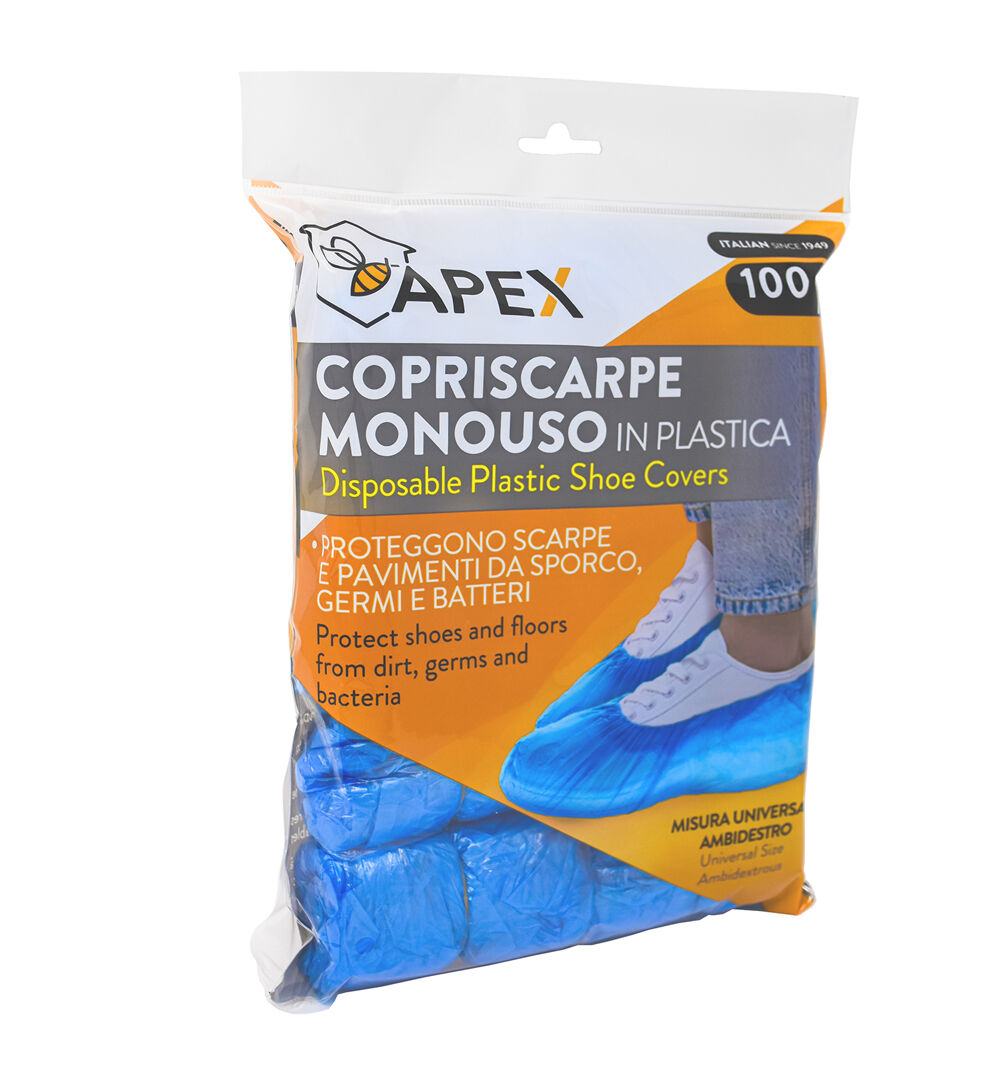 Apex Copriscarpe Monouso 100 Pezzi - -